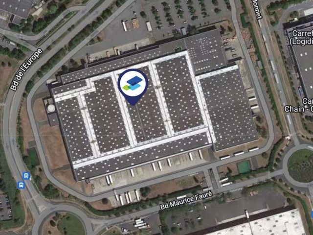 Location entrepôts 41918 m² non divisibles