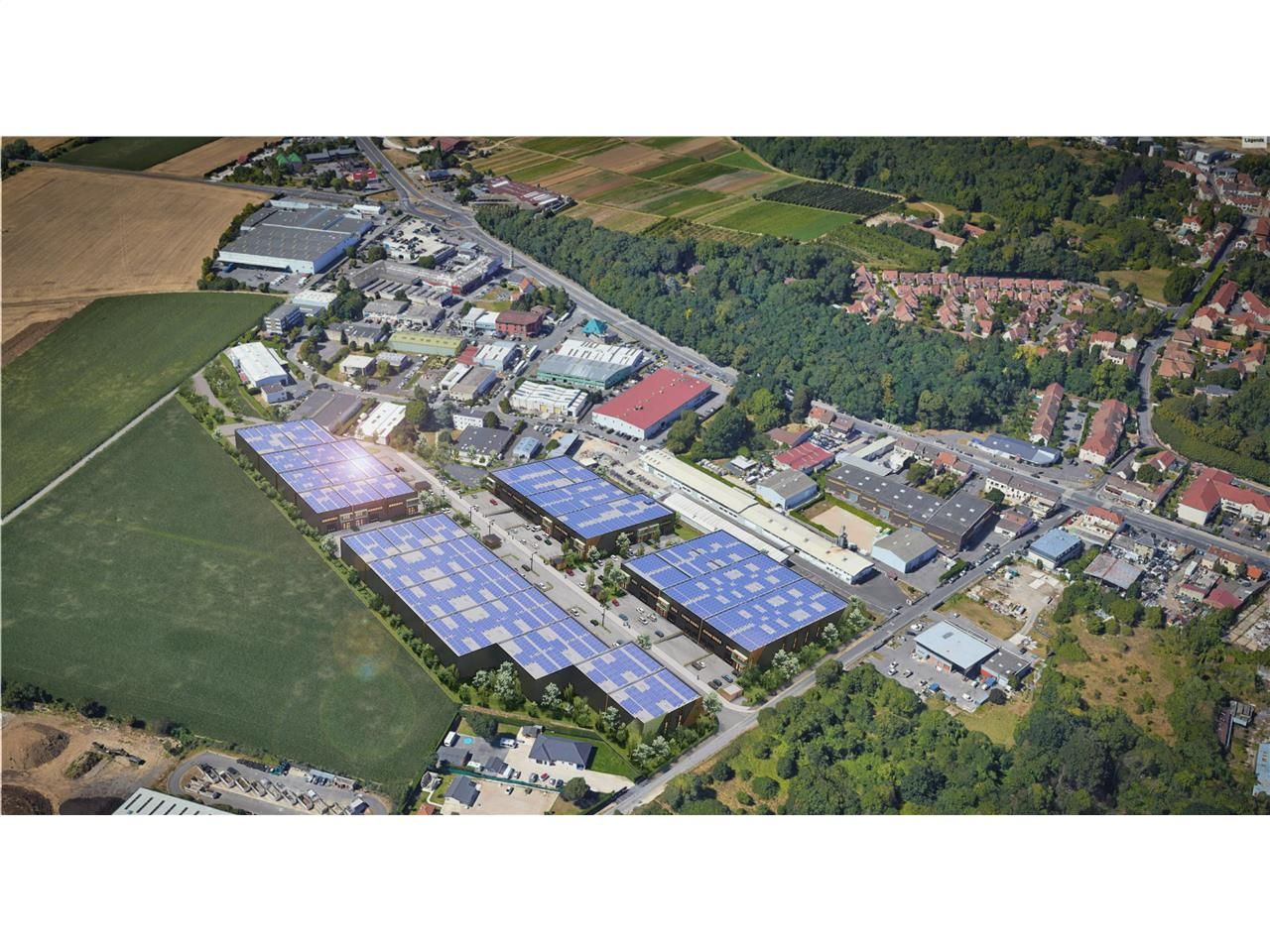 Location entrepôts 4353 m² non divisibles