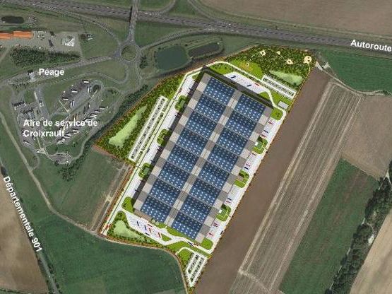 Location entrepôts 100000 m² non divisibles