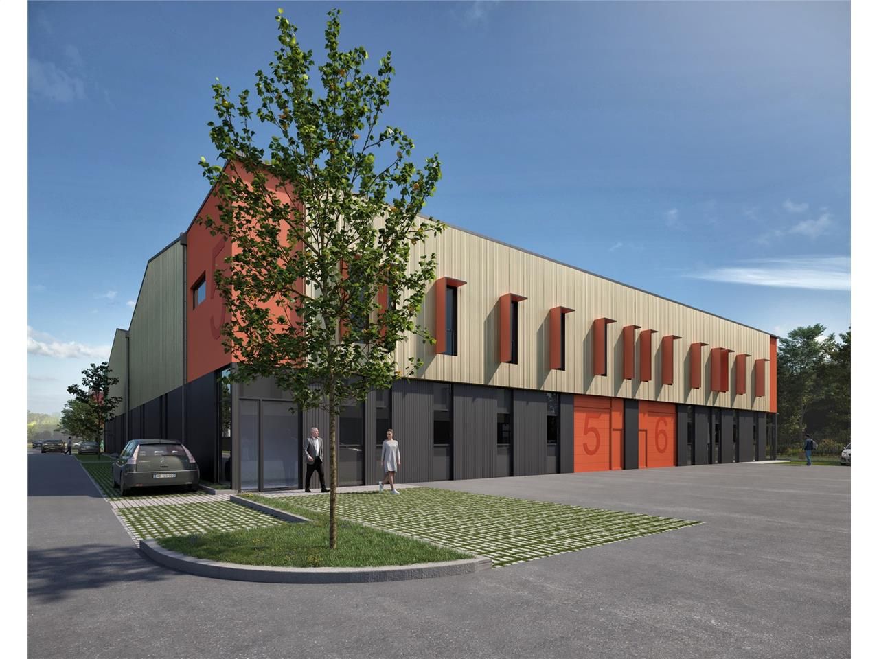 Vente entrepôts 1866 m² non divisibles