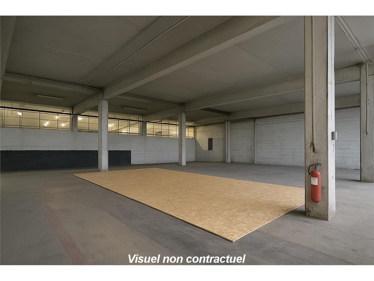 Location entrepôts 1350 m² non divisibles