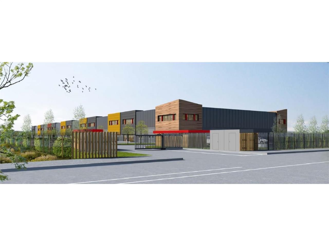 Location entrepôts 6974 m² non divisibles