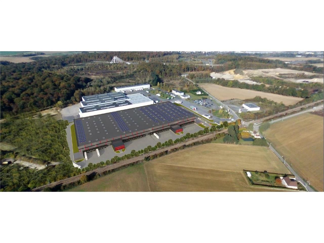 Location entrepôts 25431 m² non divisibles