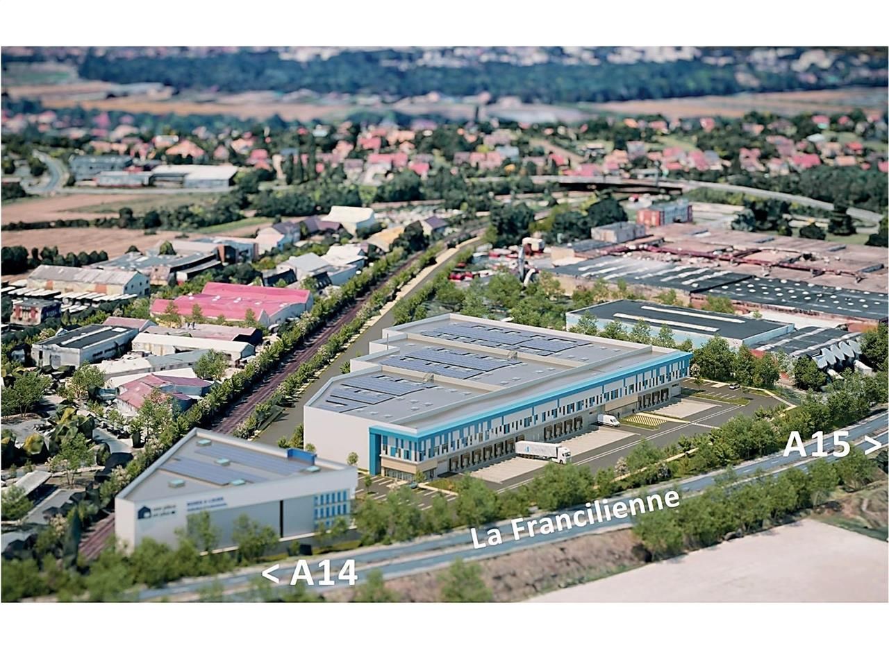 Location entrepôts 6819 m² non divisibles