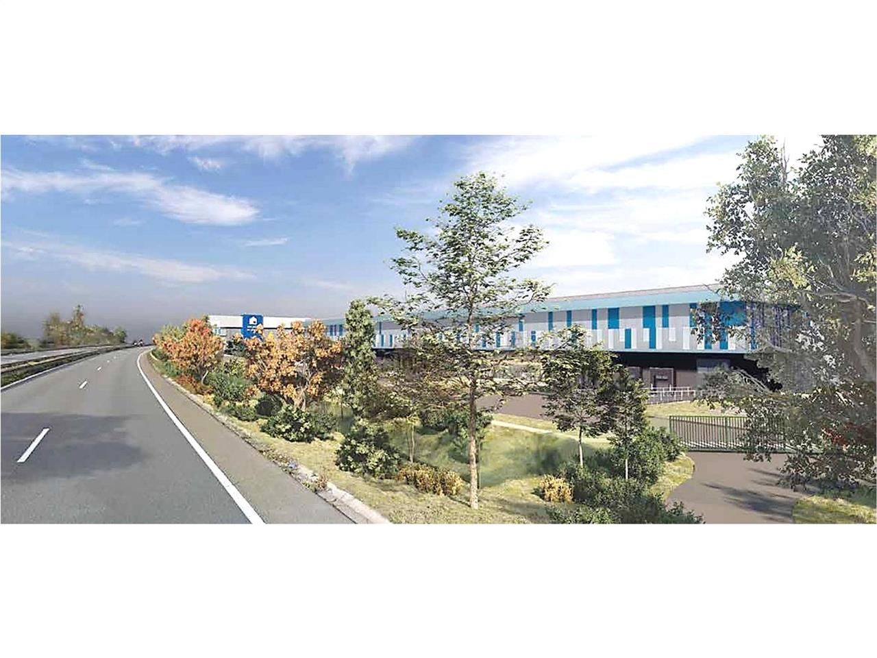 Location entrepôts 6819 m² non divisibles