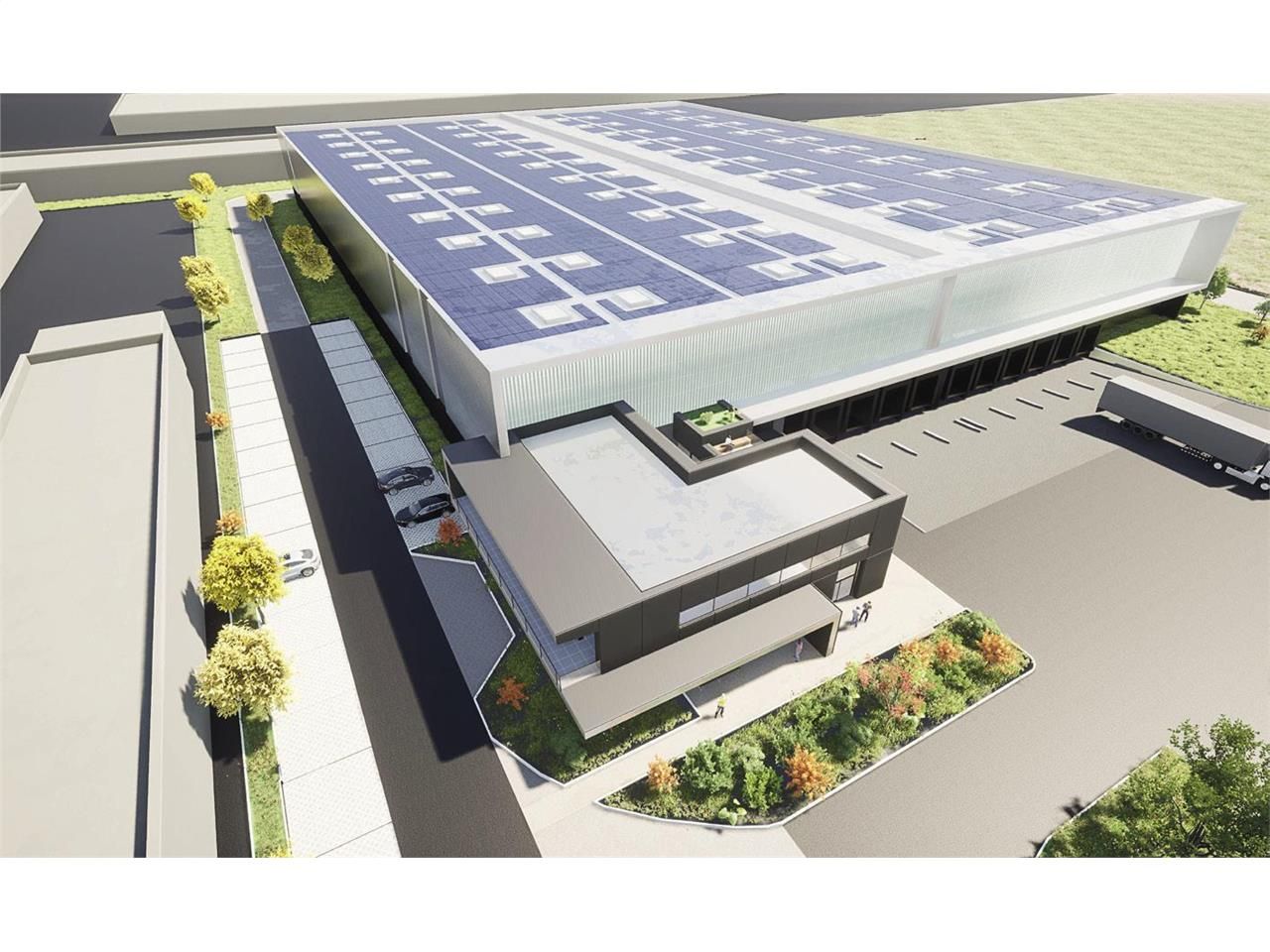 Location entrepôts 13609 m² non divisibles