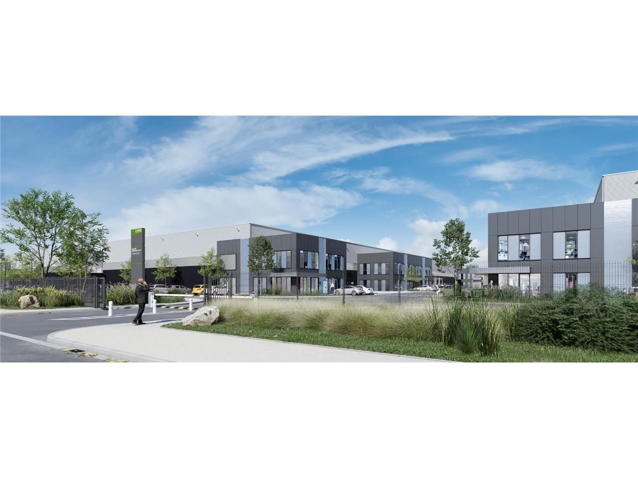 Location entrepôts 9564 m² non divisibles