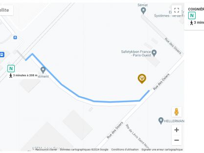 Location entrepôts 2874 m² non divisibles