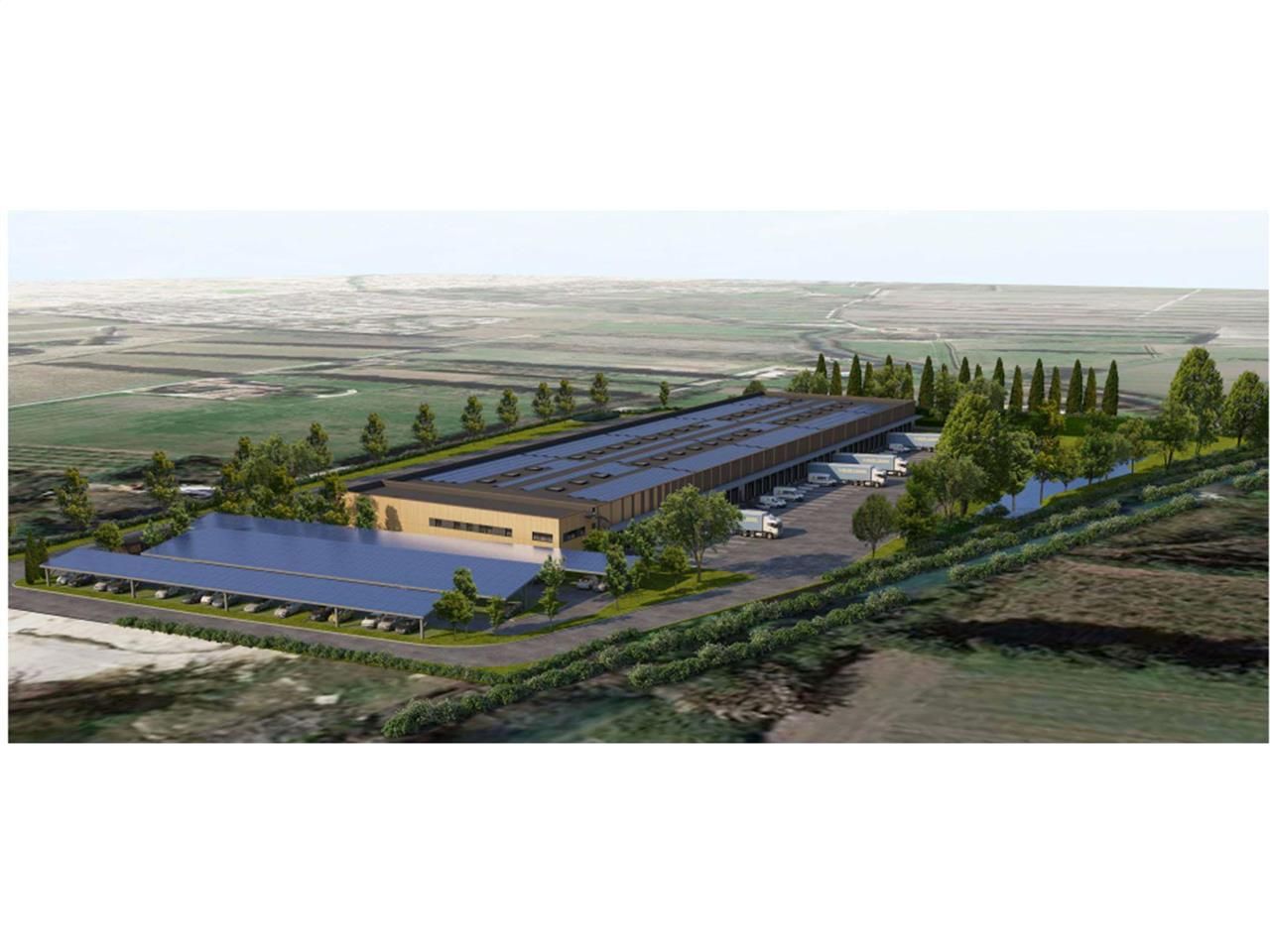 Location entrepôts 10724 m² non divisibles
