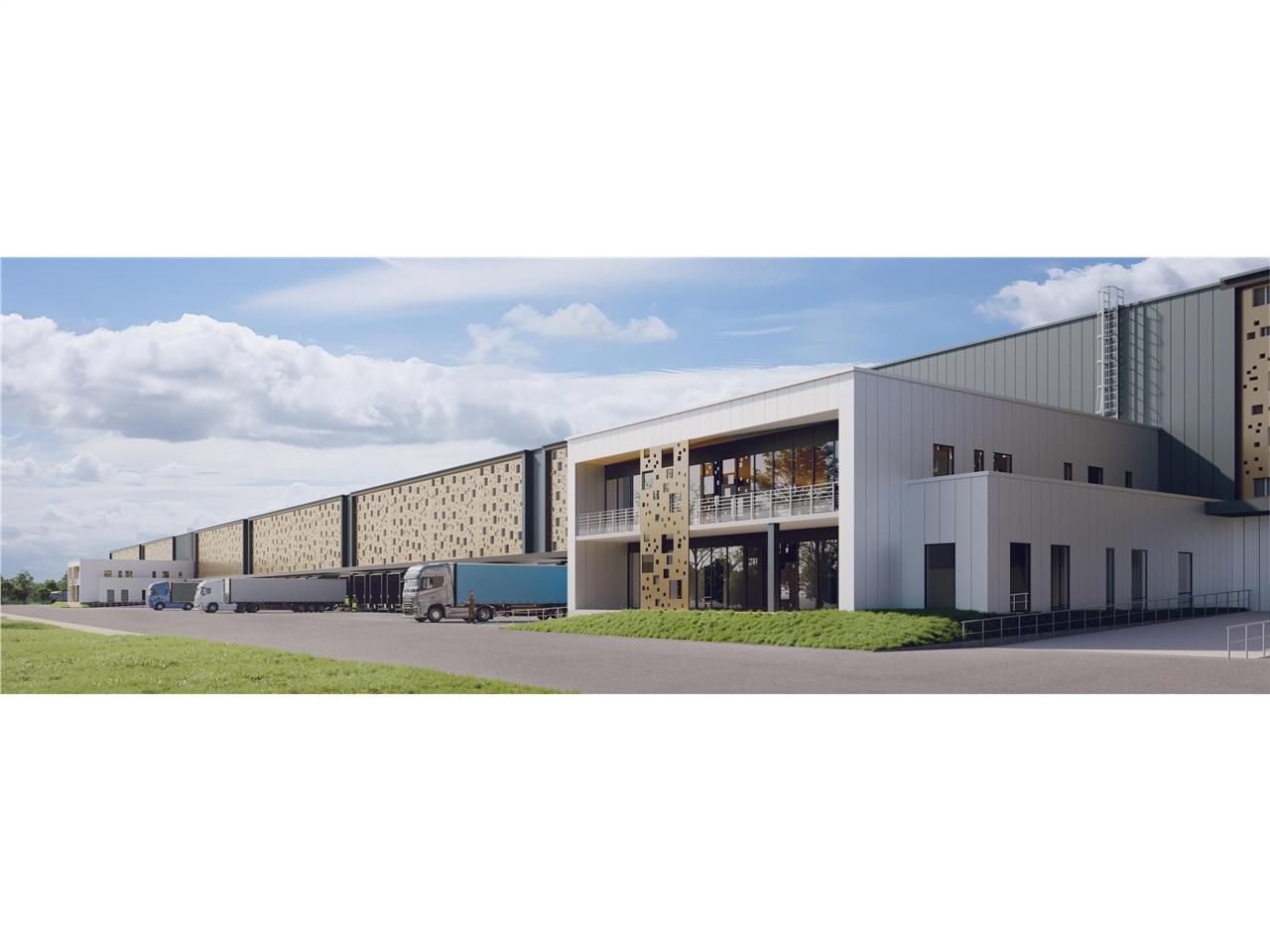 Location entrepôts 43945 m² non divisibles