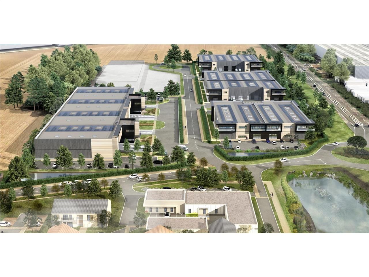 Location entrepôts 5060 m² non divisibles