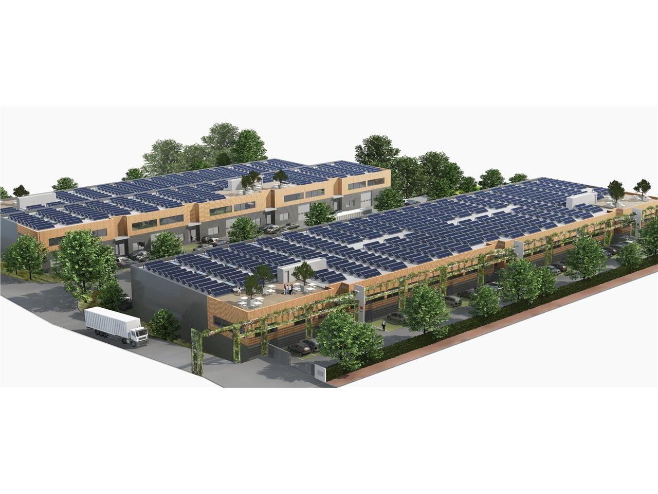 Location entrepôts 12128 m² non divisibles