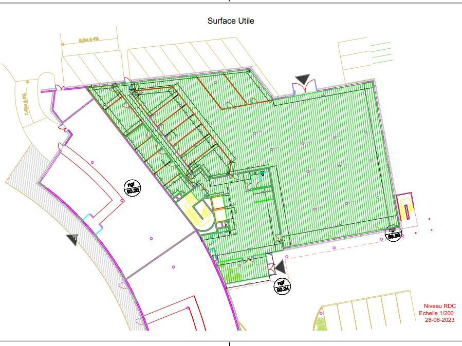 Location bureaux 4644 m² non divisibles