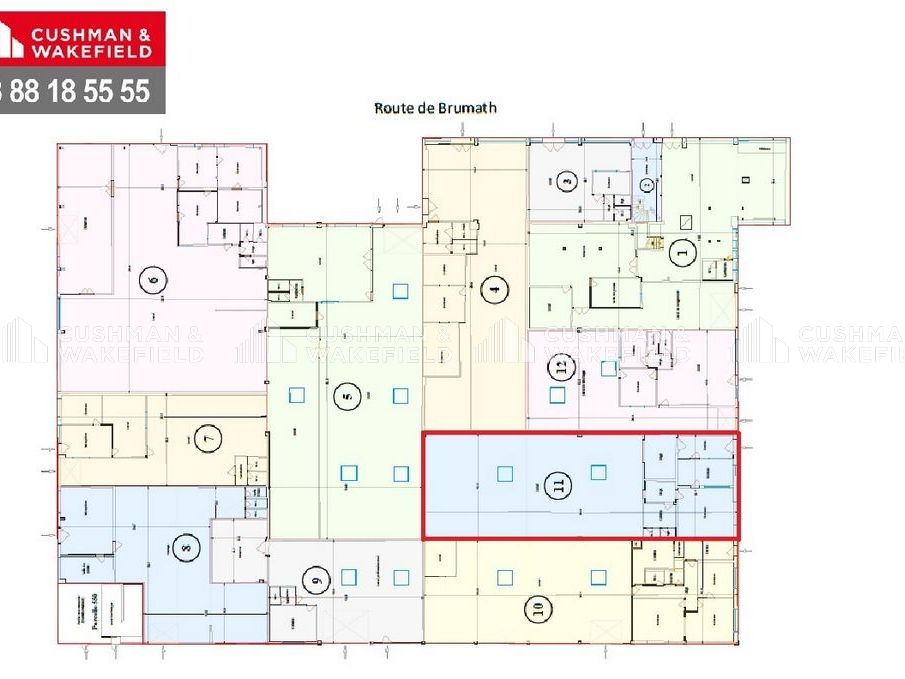 Location activités 296 m² non divisibles