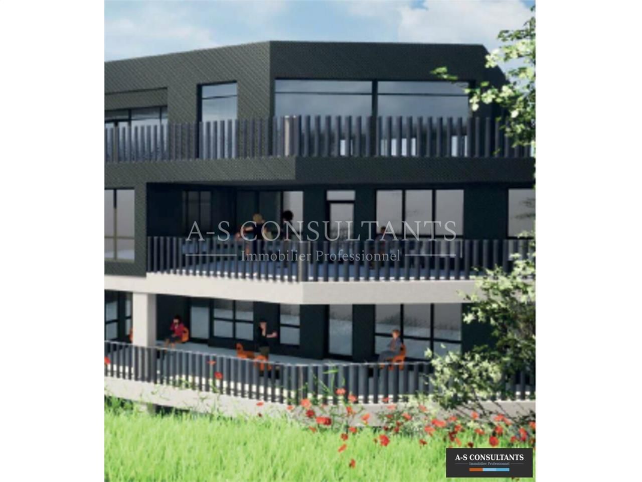 LE ROCK BUSINESS CENTER"  - LA RAVOIRE (73490) - dans une résidence privée et sécurisée, de 18 lots de locaux professionnels - A VENDRE Le lot n°3 d'une surface de 212 m² environ - livré brut, à aménager suivant la profession.