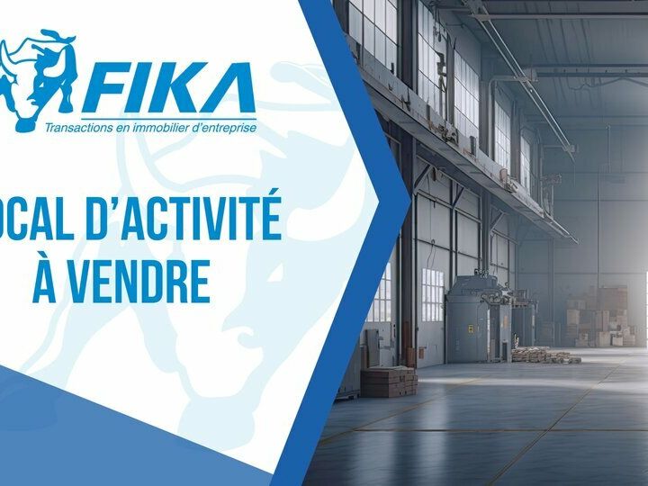 Vente local d''activites 420 m² non divisibles