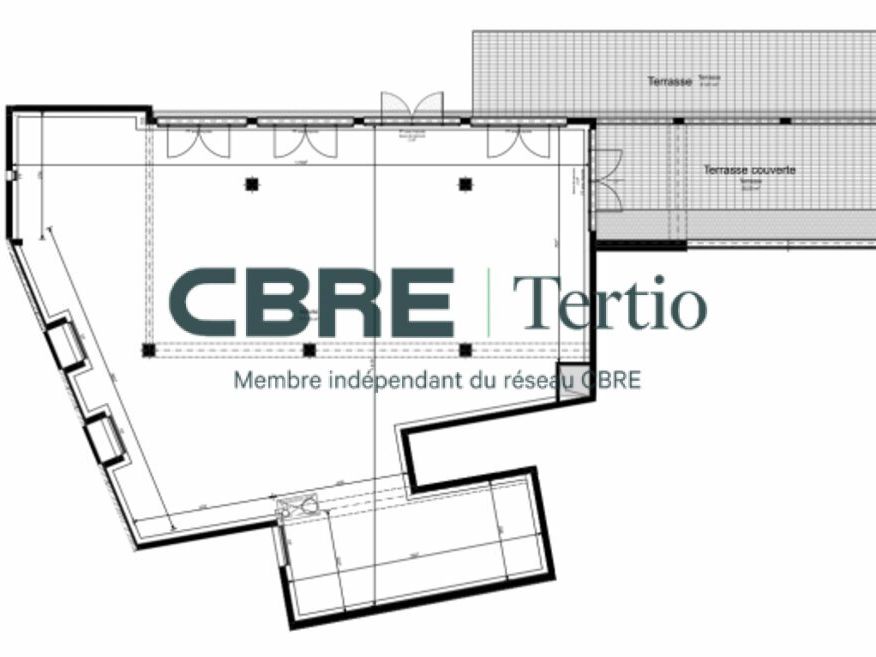 Local commercial neuf avec terrasse - Gare de Tours