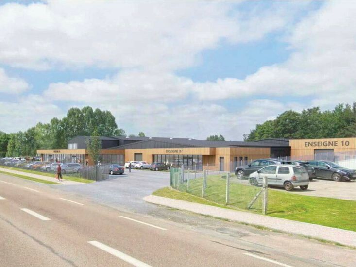 A VENDRE - YVETOT SUR AXE PRINCIPALE - LOCAUX D'ACTIVITÉS NEUFS - 6 600 m2 divisibles à partir de 200 m2
