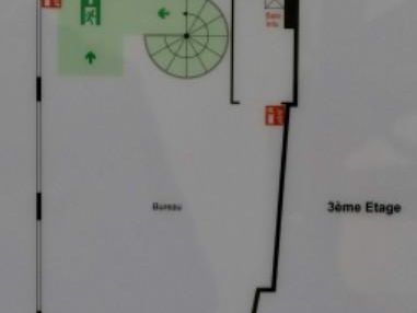 Location bureaux 73 m² non divisibles