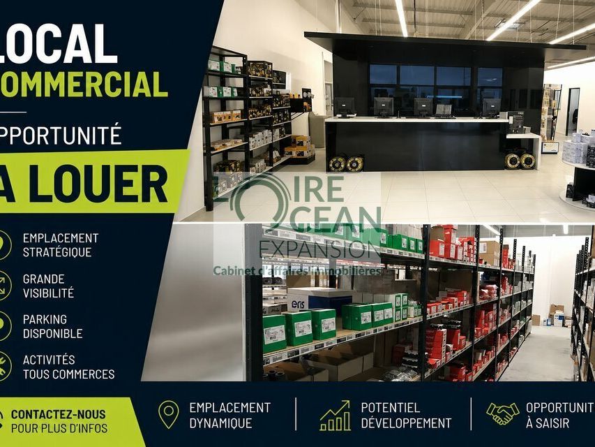 Location local commercial 600 m² divisibles à partir de 600 m²