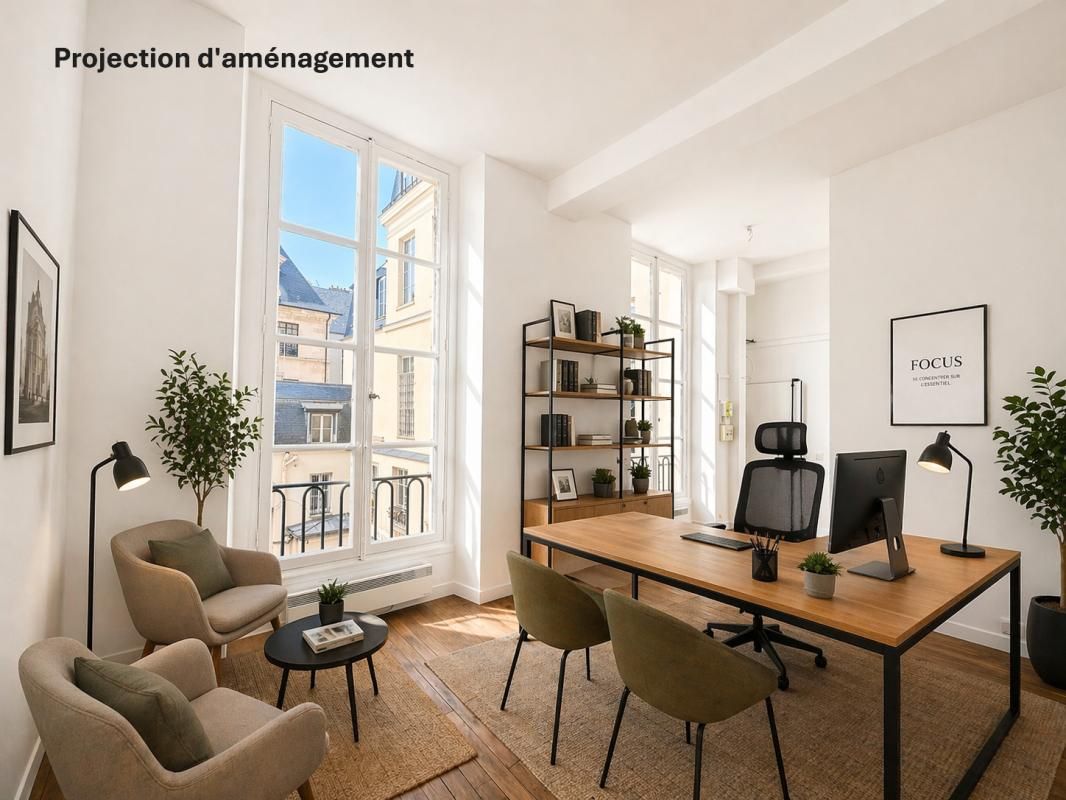 Location bureaux 25 m² non divisibles