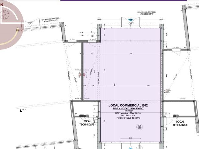 Vente local commercial 43 m² à MURET