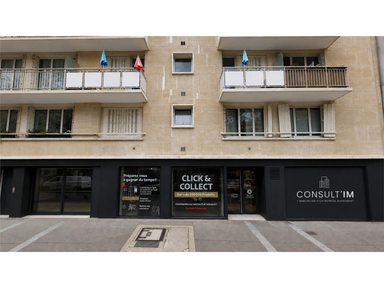 Location local commercial 85 m² non divisibles