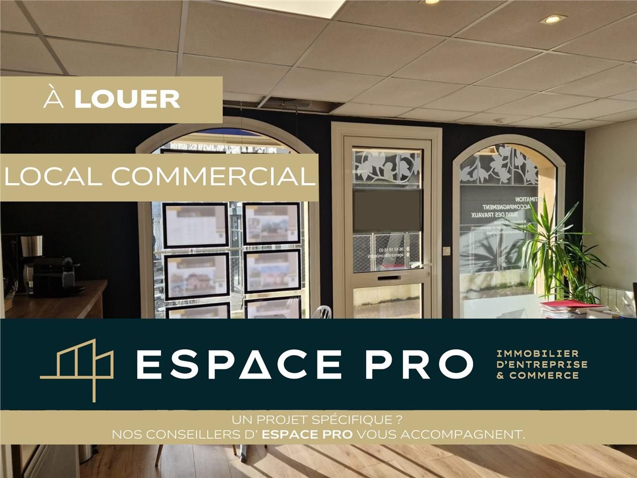 Location local commercial 40.00 m² à Caen