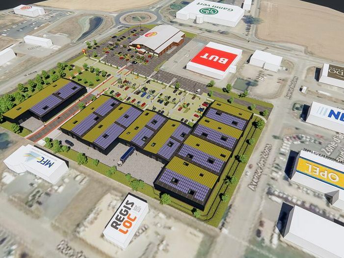 Location local commercial 7000 m² divisibles à partir de 300 m²