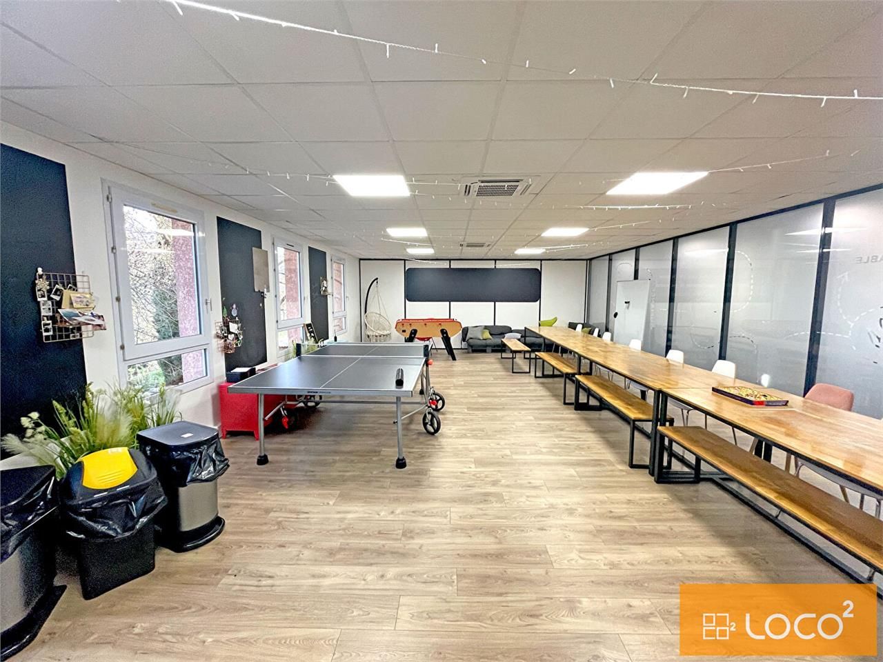 plateau de bureaux de 500 m²