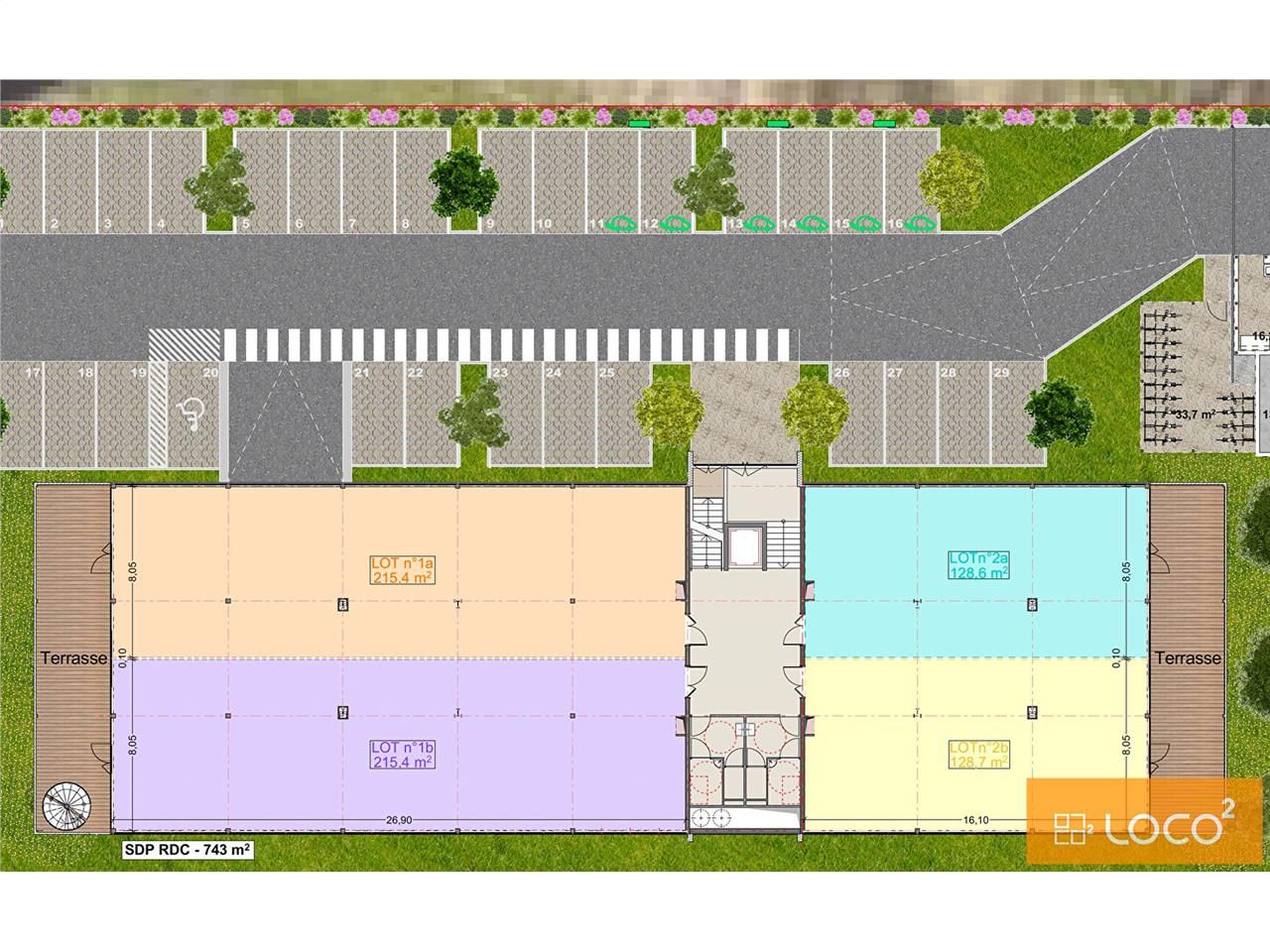 Vente bureaux 274.00 m² à BALMA