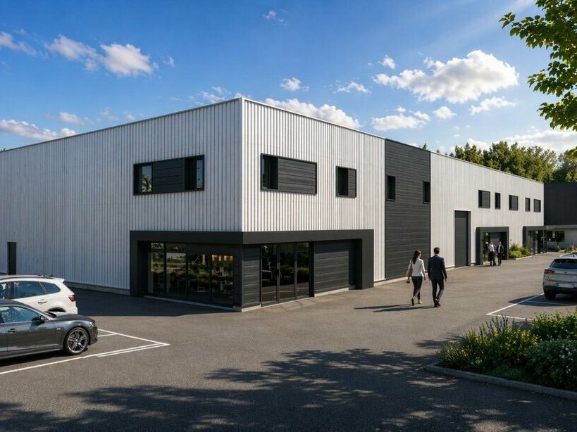 Valoris Real Estate vous propose à la vente et à la location 2 cellules commerciales / d'activité à Péronnas près de Bourg-en-Bresse.