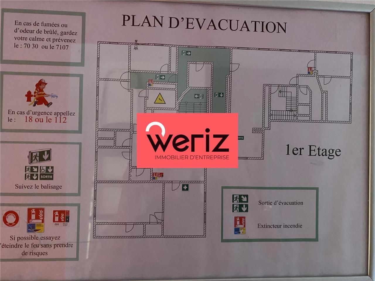 Location bureaux 377 m² divisibles à partir de 101 m²