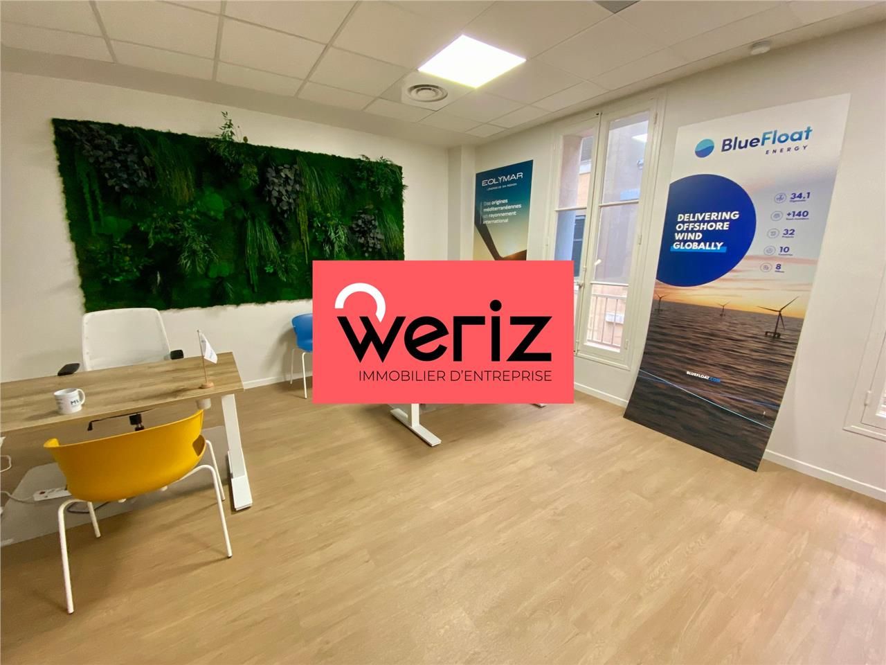 WERIZ vous propose à la location, deux surfaces d