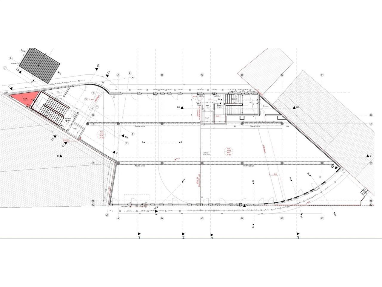 Location bureaux 1318 m² non divisibles