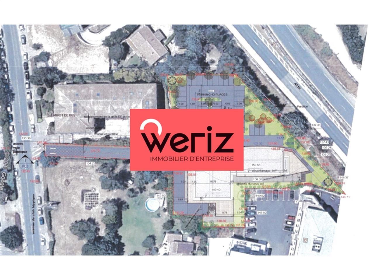Location bureaux 1973 m² divisibles à partir de 185 m²