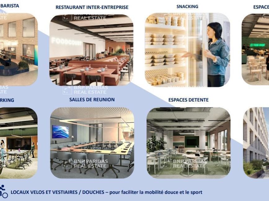 Location Bureaux 15798 m² divisibles 94800 Villejuif