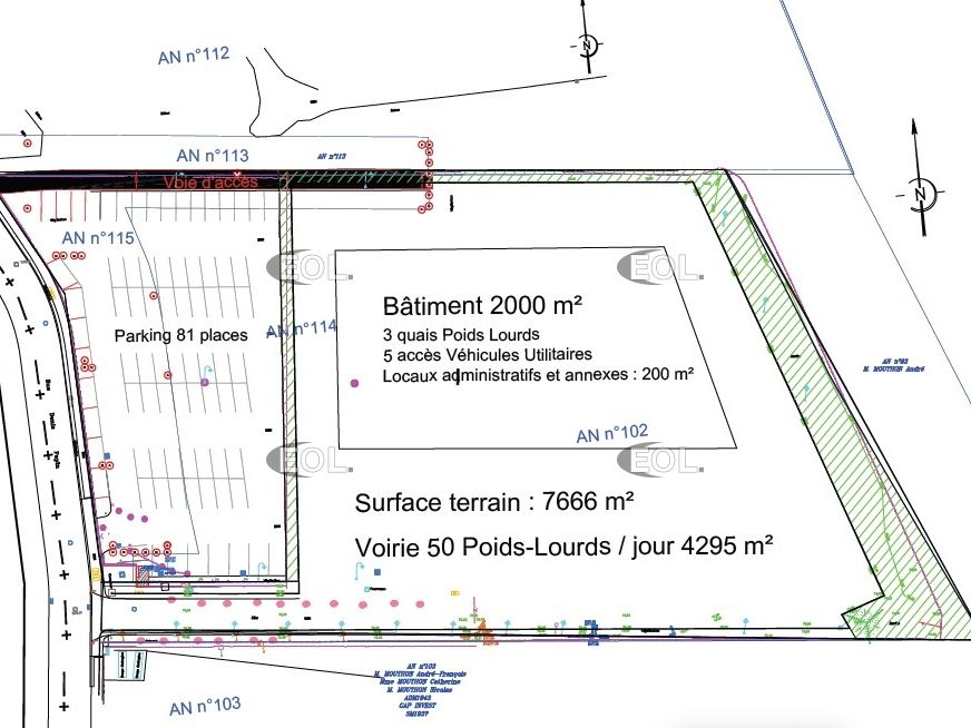 Location Local d'activités 1909 m² non divisibles