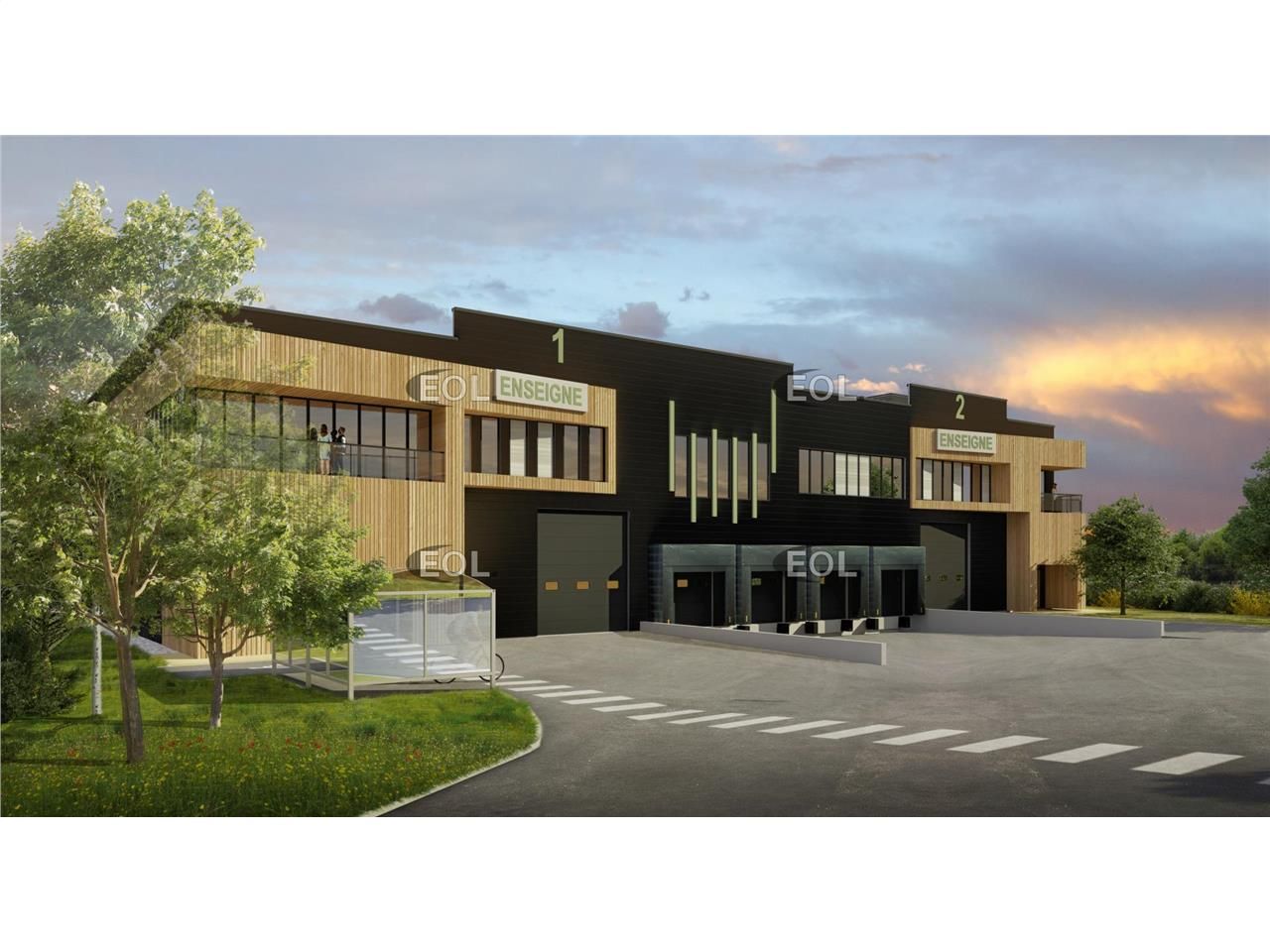 Vente Local d'activités 1250 m² divisibles à partir de 619 m²