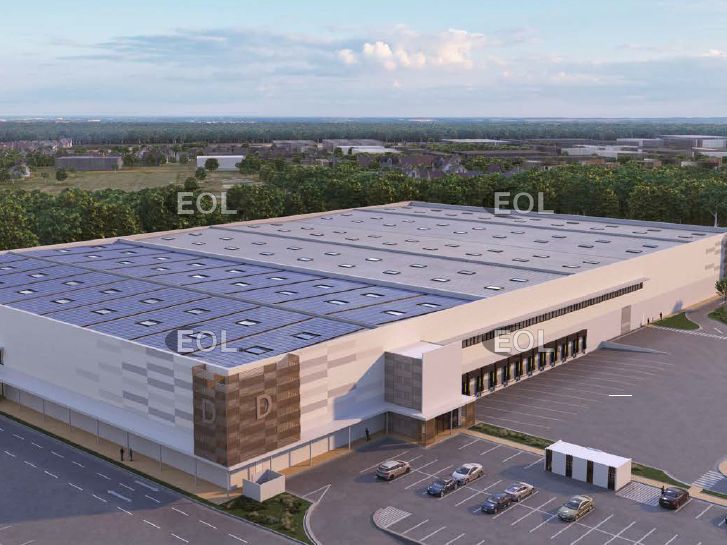 A LOUER : cellule logistiquqe de 5 795m² neuve à Beauchamp.