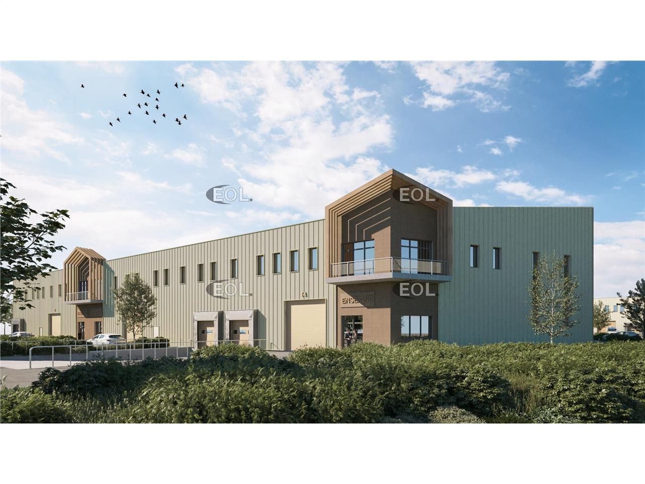 Vente Local d'activités 1656 m² divisibles à partir de 828 m²