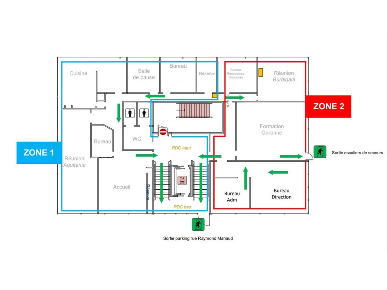 Location bureaux 1247 m² divisibles à partir de 231 m²