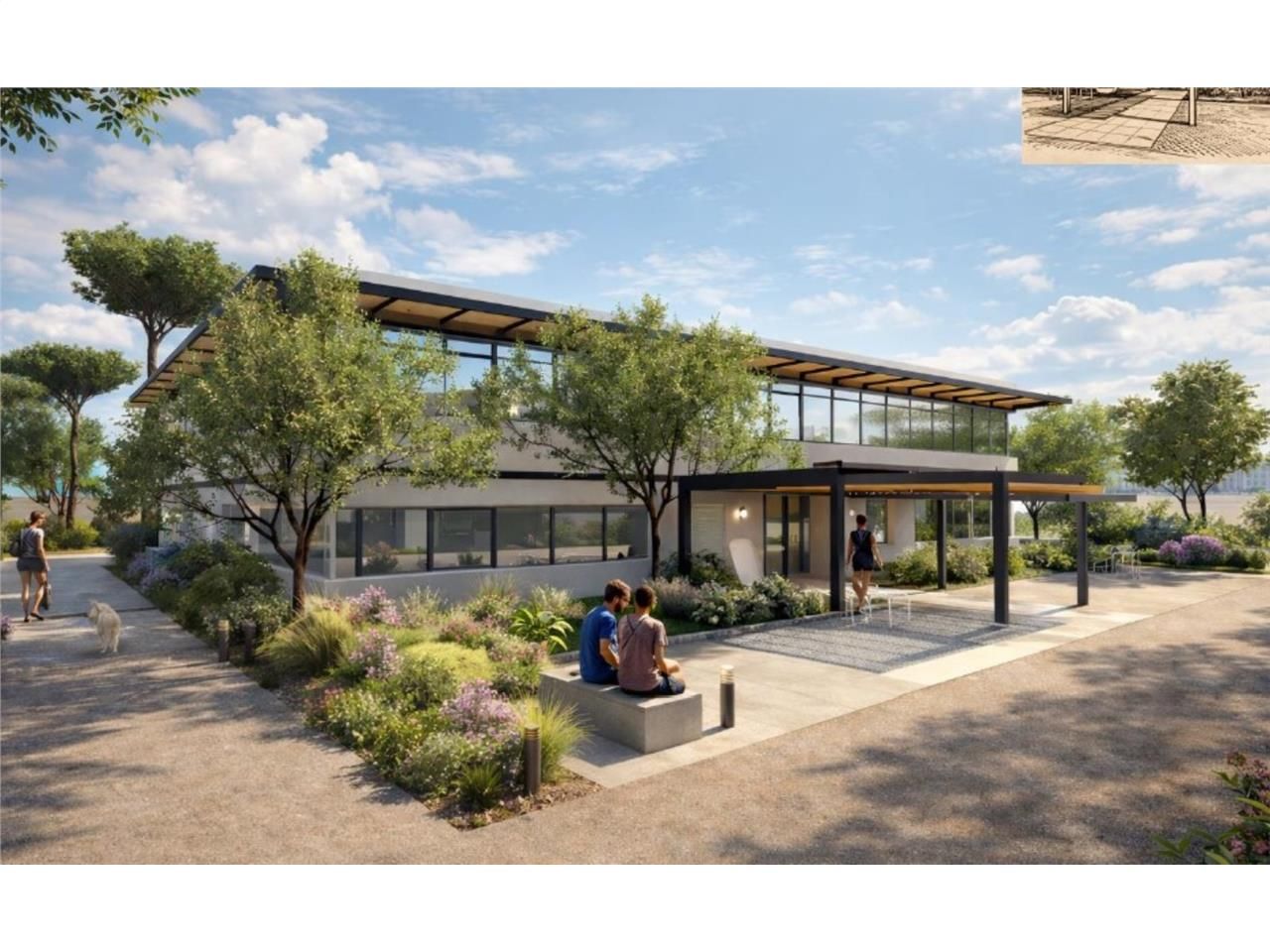 Au coeur du parc tertiaire Europarc à Pessac, CBR