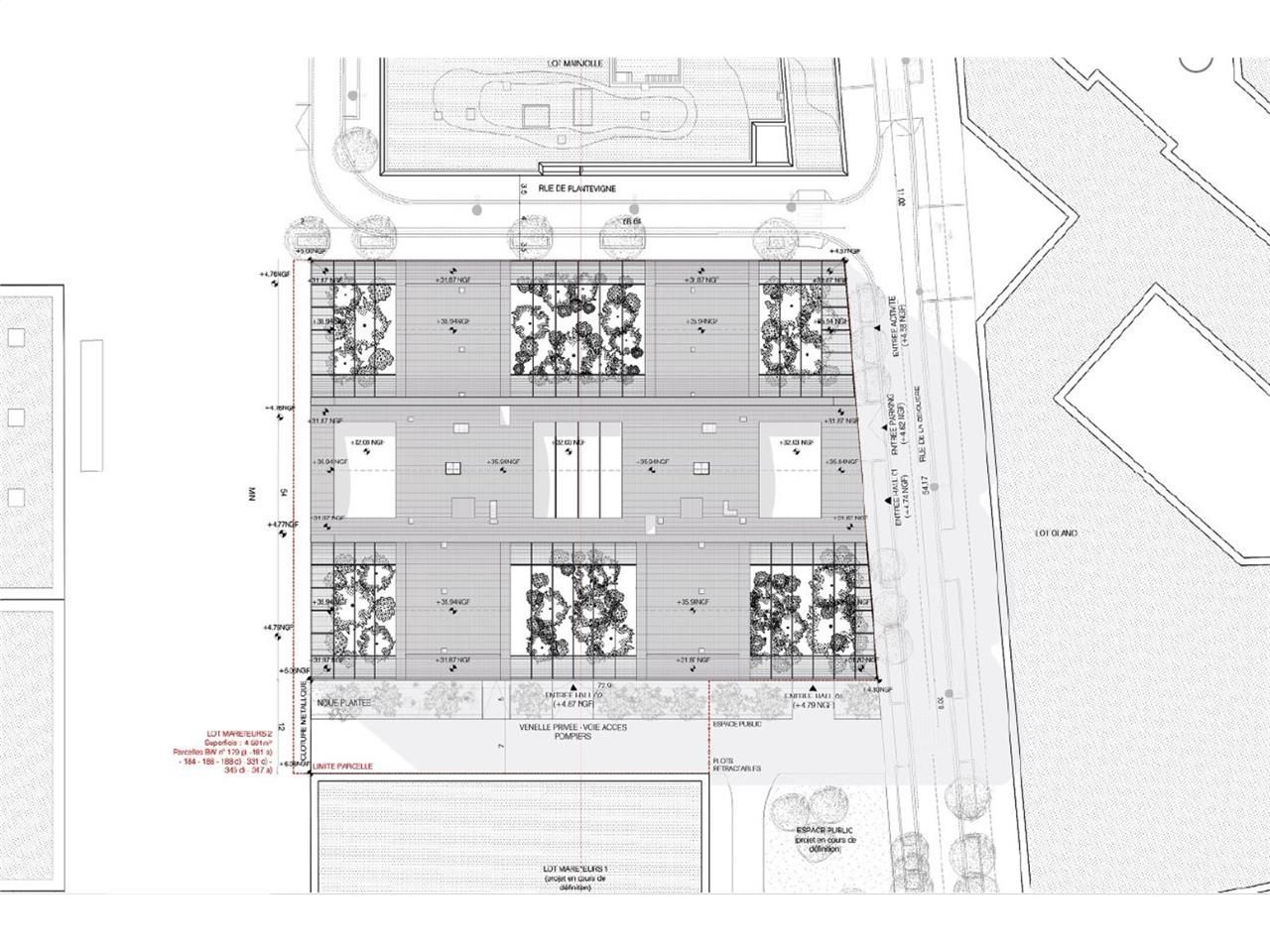 Location bureaux 11745 m² divisibles à partir de 164 m²