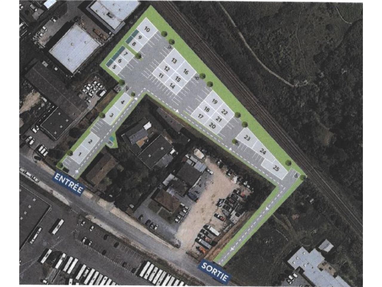 Vente entrepots 343 m² divisibles à partir de 104 m²