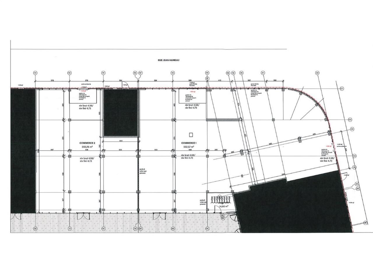 Location bureaux 855 m² divisibles à partir de 200 m²