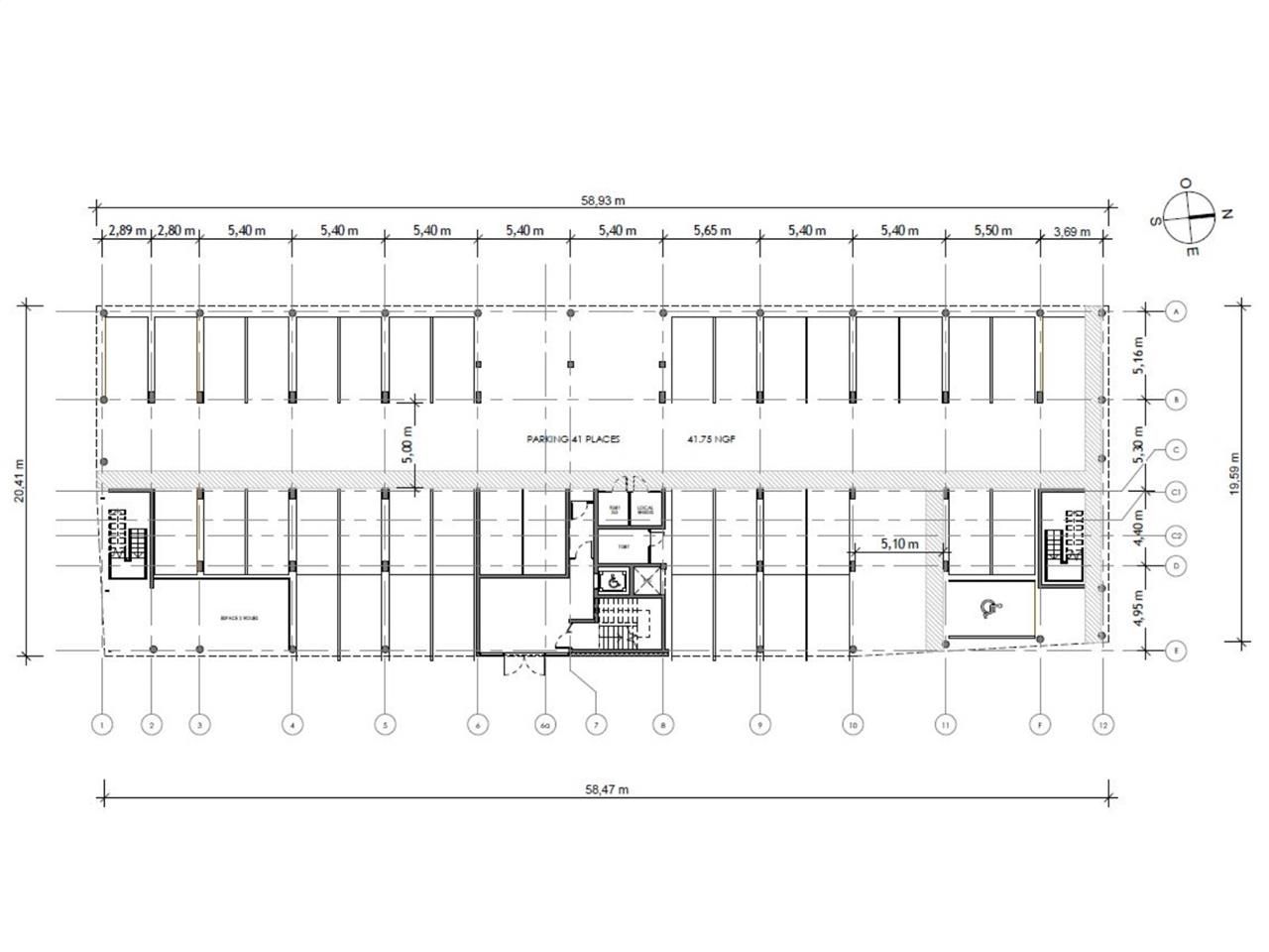 Location bureaux 6548 m² divisibles à partir de 203 m²
