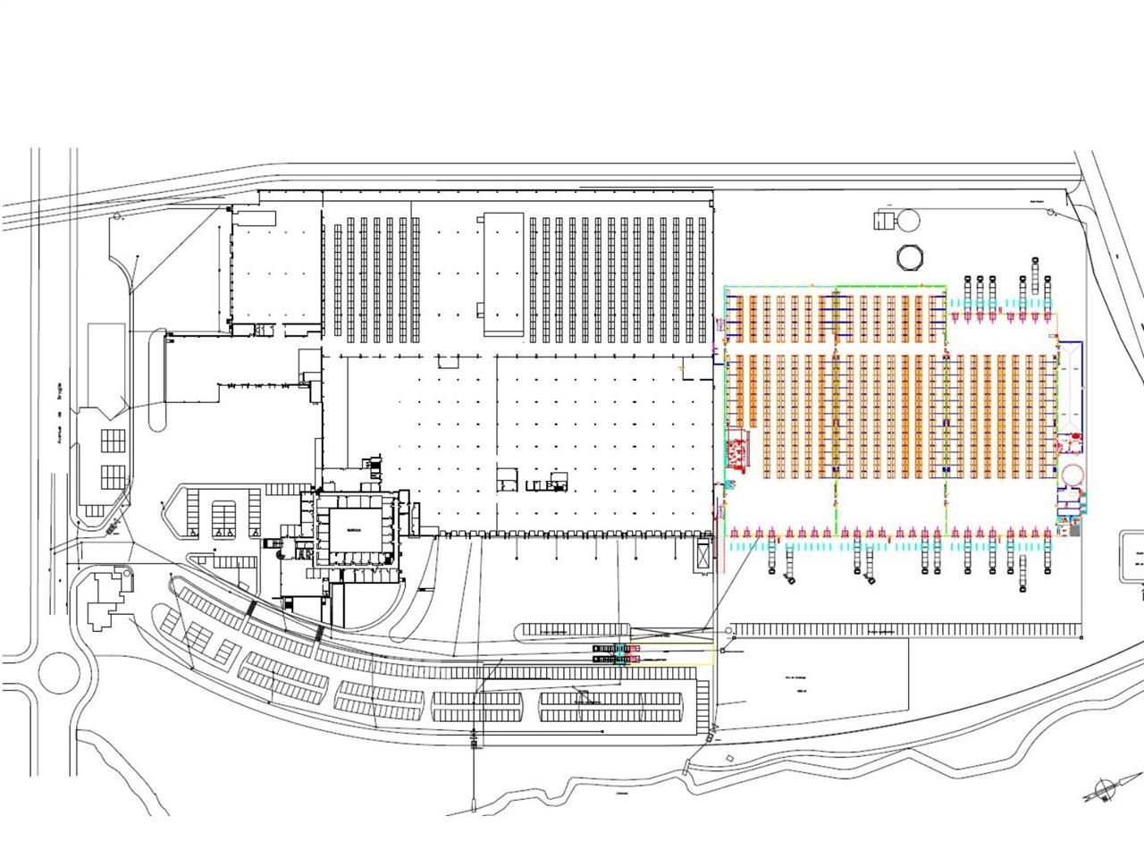 Location entrepots 58057 m² divisibles à partir de 6000 m²