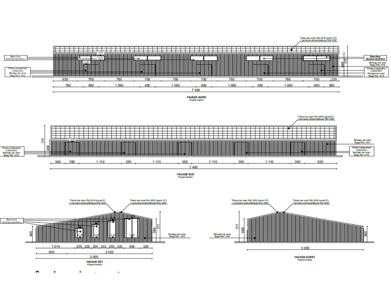 Vente entrepots 214 m² non divisibles