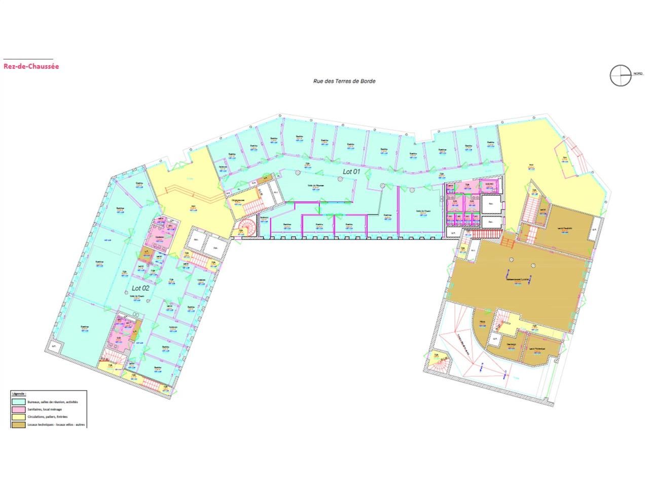 Location bureaux 2716 m² divisibles à partir de 323 m²